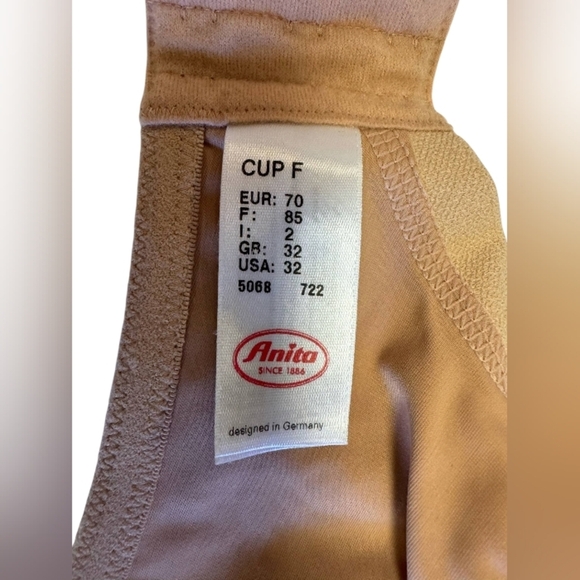 Anita NWT Maternity Nursing Bra Nude Size 32F - Picture 6 of 7